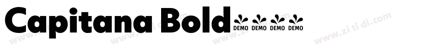Capitana Bold字体转换